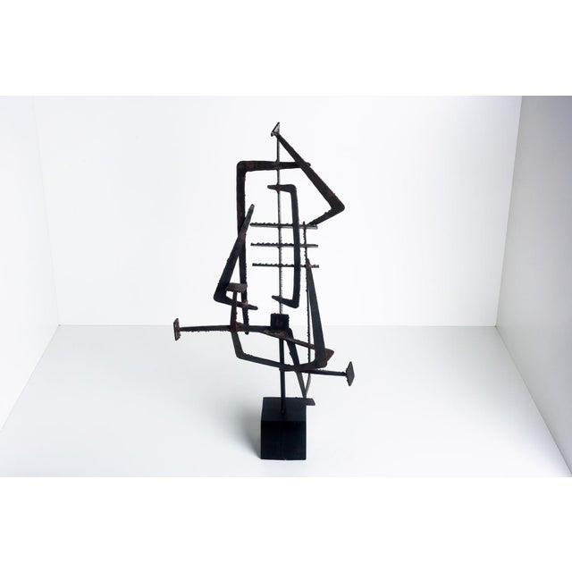1950s Studio Forged Metal Sculpture For Sale - Image 4 of 7