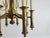 Brass 1970s Mid Century Modern Chapman Brass 8-Light Candlestick Chandelier For Sale - Image 8 of 12