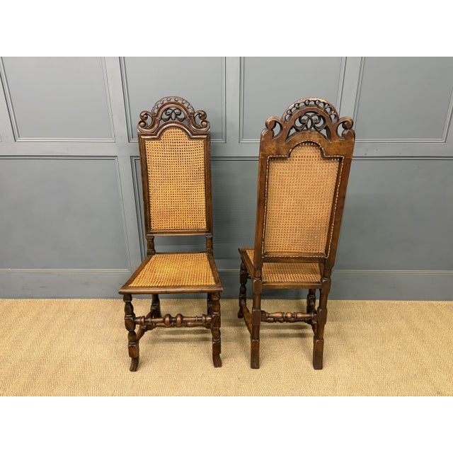 Carolean Style Chairs, 1820s, Set of 3 For Sale - Image 12 of 14