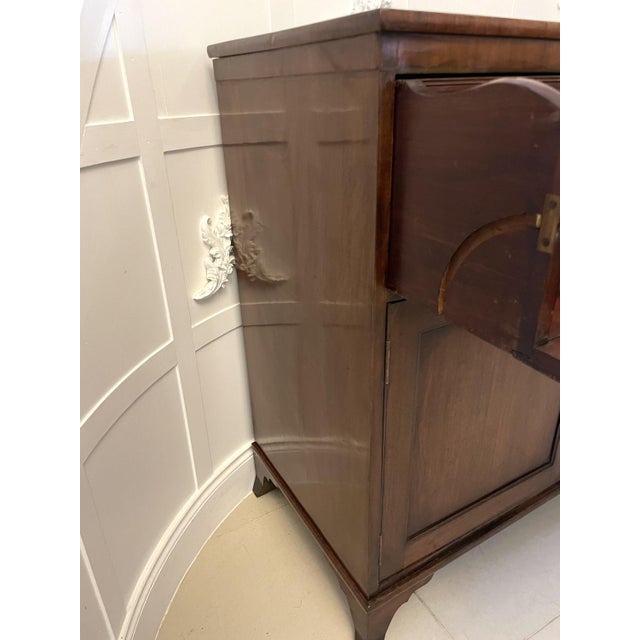 Antique George III Mahogany Secretaire Desk, 1800 For Sale - Image 15 of 18