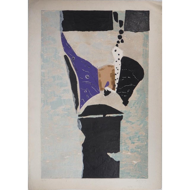 François-Xavier Fagniez, Angel, Engraving in Carborundum For Sale - Image 9 of 9