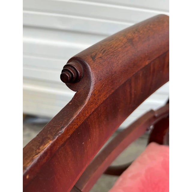 Traditional Set of 6 19th Century Mahogany English Regency Dining Chairs For Sale - Image 3 of 10