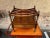 Vintage Mahogany Magazine Rack by Comway’s For Sale - Image 4 of 11