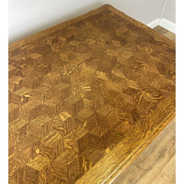 French Louis XVI Extendable Dining Table in Carved Oak For Sale - Image 12 of 17