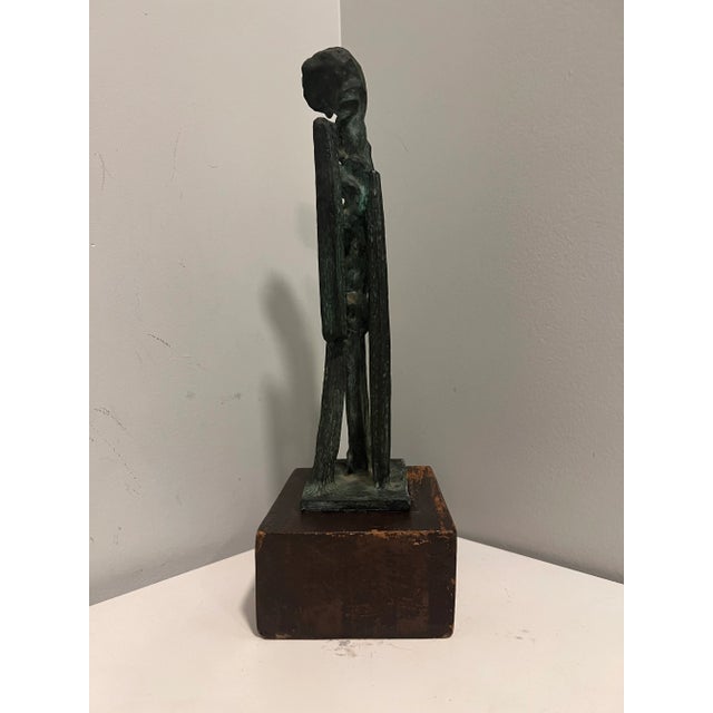 Robert Chester Thomas (1924-1987), Midcentury Cast Bronze Sculpture, Herm, 1962, One Of A Kind, Original Gallery Label