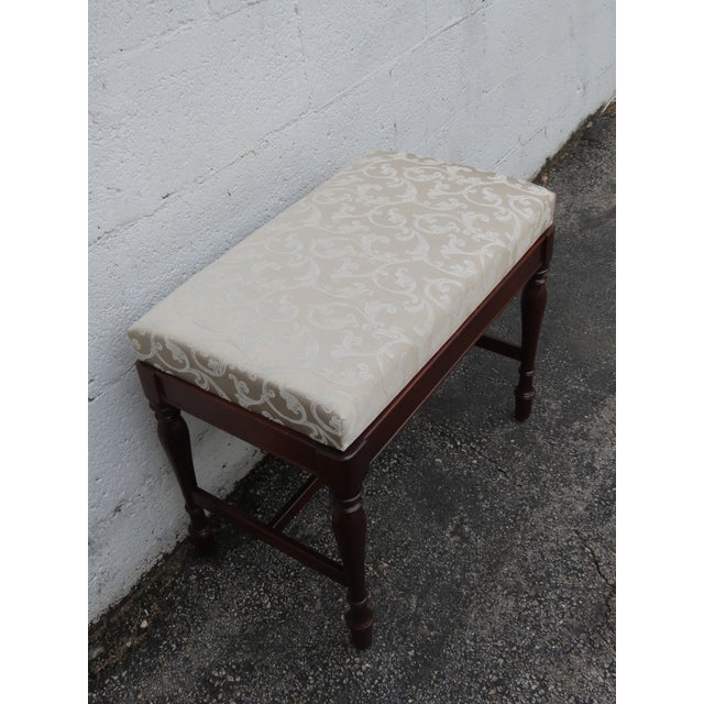 1940s Vanity Stool Bench Ottoman 6374a For Sale - Image 13 of 13