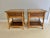 Vintage Bamboo and Wicker Nightstands- Pair For Sale - Image 4 of 7