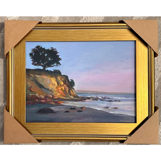 Contemporary Original Seascape Oil Painting "Feeling the Moment " Santa Barbara For Sale - Image 3 of 5