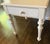 Pair White Nightstands End Tables Farmhouse Style For Sale - Image 4 of 6