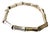 Sterling Silver Bamboo Link Bracelet For Sale