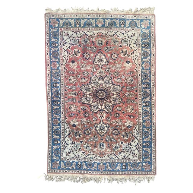 Vintage Isfahan Najafabad Rug For Sale