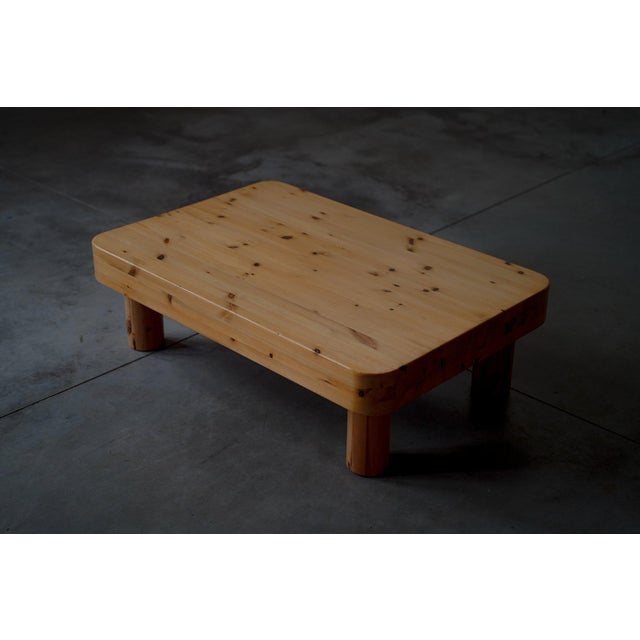 Pine Coffee Table, Netherlands, 1970s For Sale - Image 9 of 9
