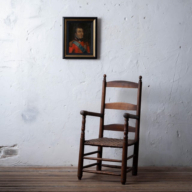 A small German school oil on canvas portrait of Arthur Wellesley, 1st Duke of Wellington, circa 1815, in a later black and...