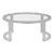 Oval Acrylic Coffee Table For Sale