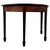 Antique 19th Century Mahogany Demi-Lune Side Table For Sale - Image 3 of 8