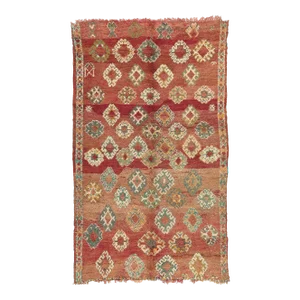 Vintage Boujad Moroccan Rug - 05'10 X 09'08