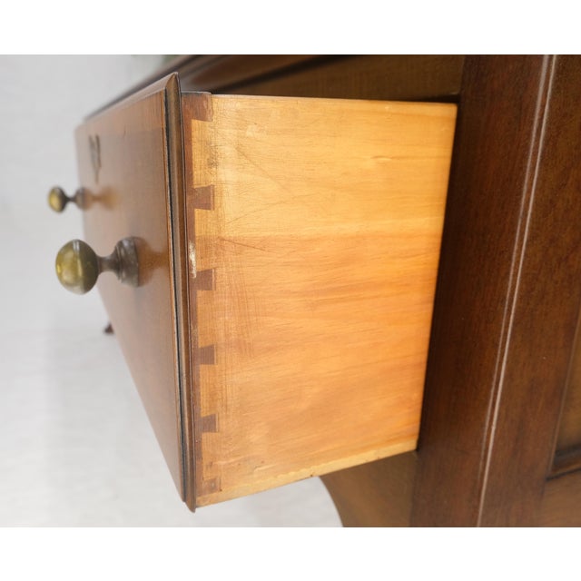 Brown Kittinger Williamsburg Restoration 3 Drawers Queen An Walnut Sideboard MINT For Sale - Image 8 of 10