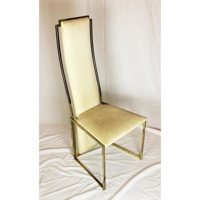 Cream Dining Chairs from Maison Jansen, 1970s, Set of 6 For Sale - Image 8 of 10