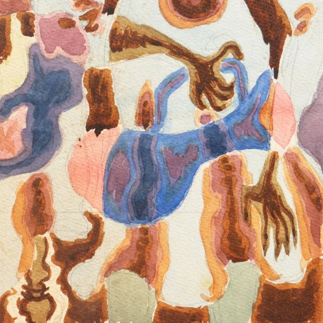 Victor Di Gesu 'Woman Seated' by Victor Di Gesu, Paris, Louvre, Académie Chaumière, California, Los Angeles County Museum of Art, San Francisco Art Association For Sale - Image 4 of 7