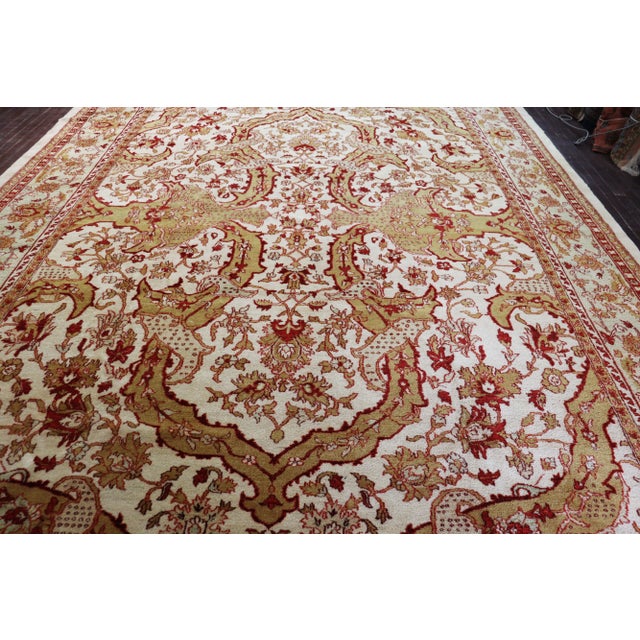Early 20th Century Indo Agra Rug For Sale In Chicago - Image 6 of 10