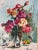 Italian E. Dessey " Roses " Still Life Oil Painting , Framed For Sale - Image 9 of 13
