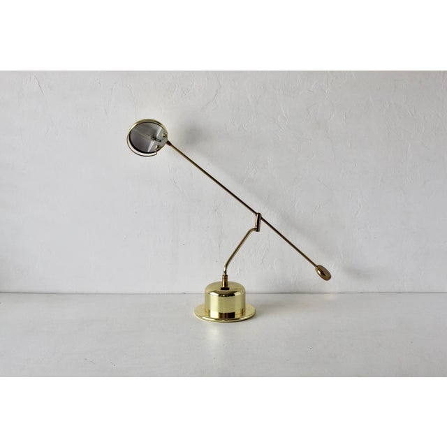 Bankamp Leuchten G Style Large Brass Metal Swing Arm Table Light Vintage For Sale - Image 4 of 18