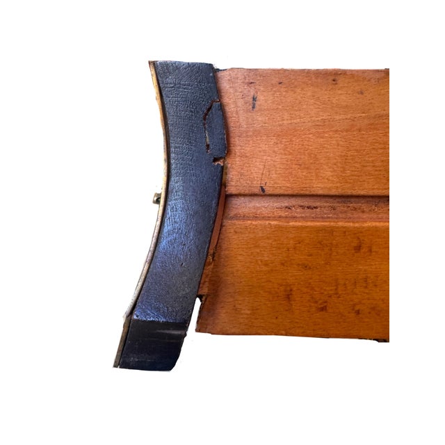 Brown Vintage French Louis XIV Style Walnut Bombe Commode, Mid-20th Century – Marble Top & Ormolu For Sale - Image 8 of 18