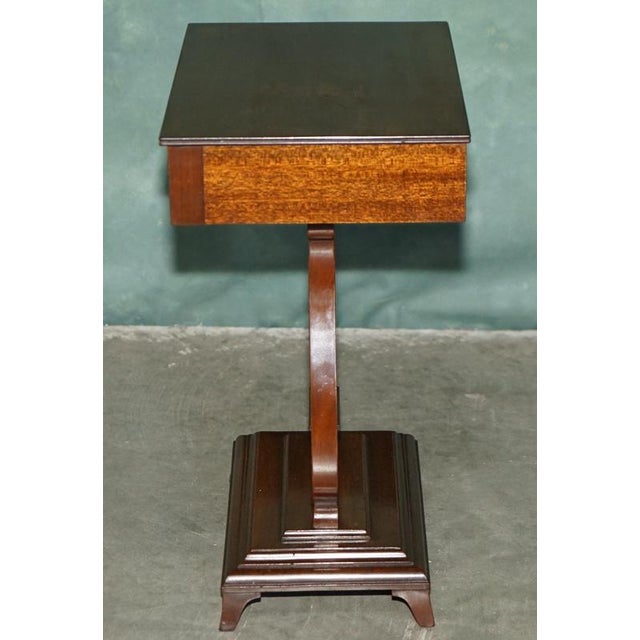 Regency Style Hardwood Kyre Form Side Tables, Set of 2 For Sale - Image 13 of 18