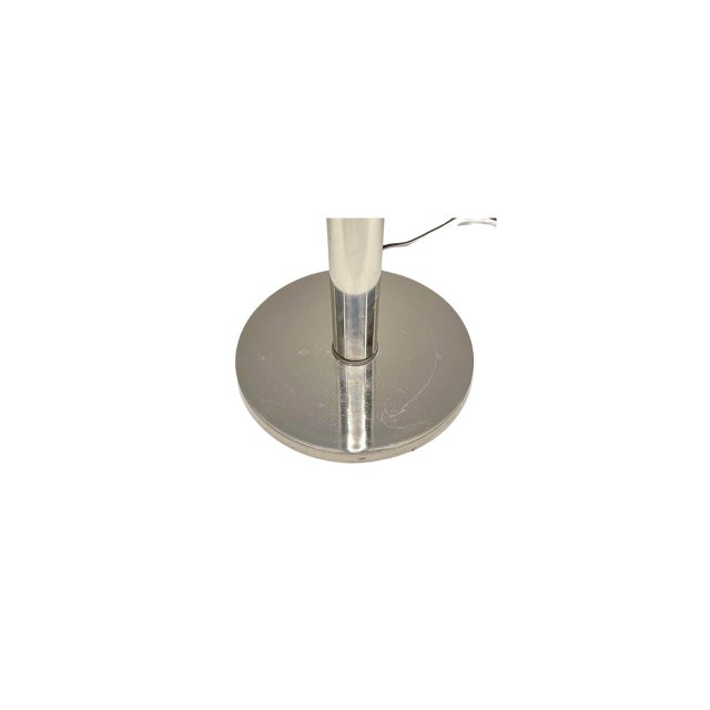 Chrome 1960's Metal Domed Fungo Floor Lamp by Laurel Lamp Company For Sale - Image 8 of 8