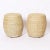 Tan Fs Flores Collection Pair of Woven Reed Garden Seats For Sale - Image 8 of 8