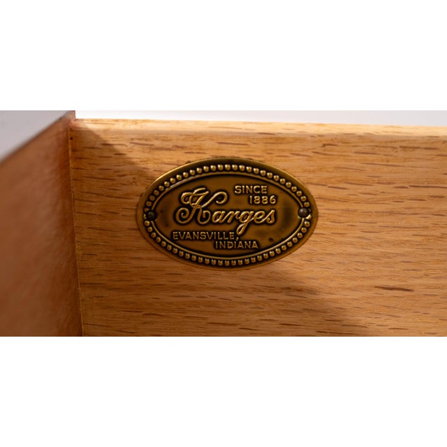 Karges Louis XVI Mahogany Three-Drawer Accent Chest Nightstand For Sale - Image 17 of 17