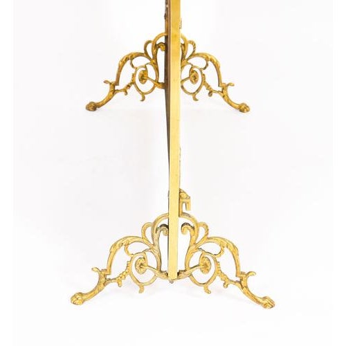 Antique Empire Revival Classical Trophies Gilt Bronze Fire Screen, 1800s For Sale - Image 13 of 14