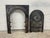 Late 18th Century Late 19th Century 21" W X 26.5"h Decorative Burnished Cast Iron Fireplace Surround and Insert For Sale - Image 5 of 8