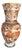 Antique Japanese Earthenware Satsuma Vase, 1950 For Sale