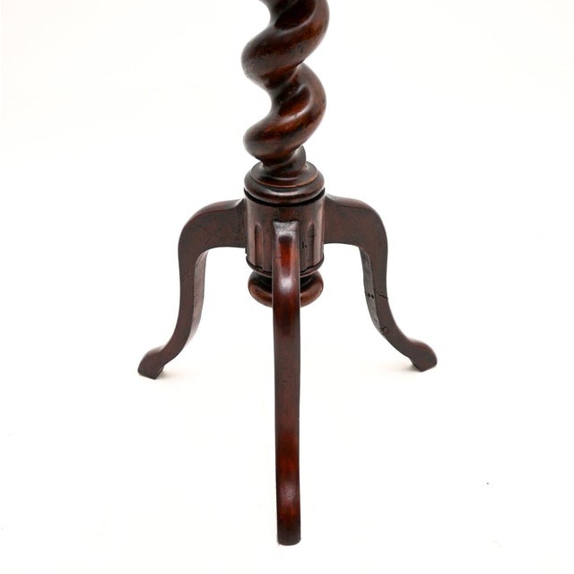 19th Century Antique Victorian Barley Twist Occasional Table, 1850 For Sale - Image 5 of 10