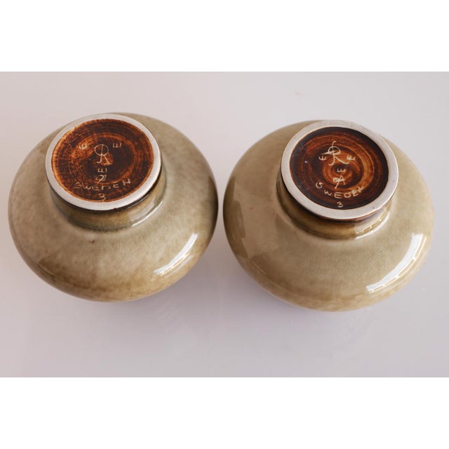 Bamboo Series Vases by Olle Alberius for Rörstrand, Sweden, 1960s, Set of 2 For Sale - Image 6 of 8