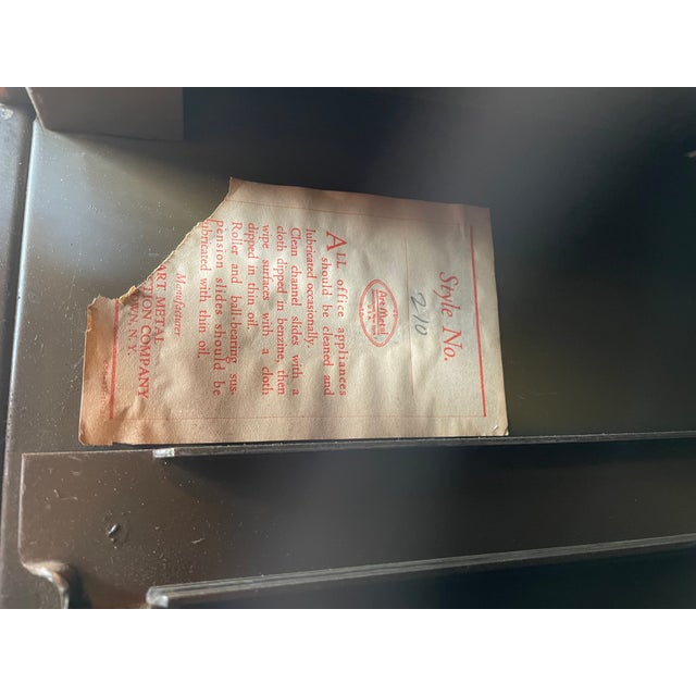 Early 20th Century Art Metal Company File and Card Metal Chairish