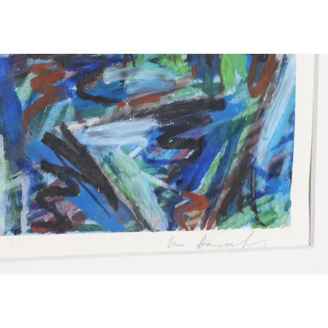 Ben Hancocks British (1951) 31st of March Date: 1982 Oil Pastel on Paper, signed and dated Image Size: 27.5 x 10 inches...