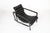 Transat Lounge Chair in Black Leather by Eileen Gray for Ecart International, 1980s For Sale - Image 6 of 12