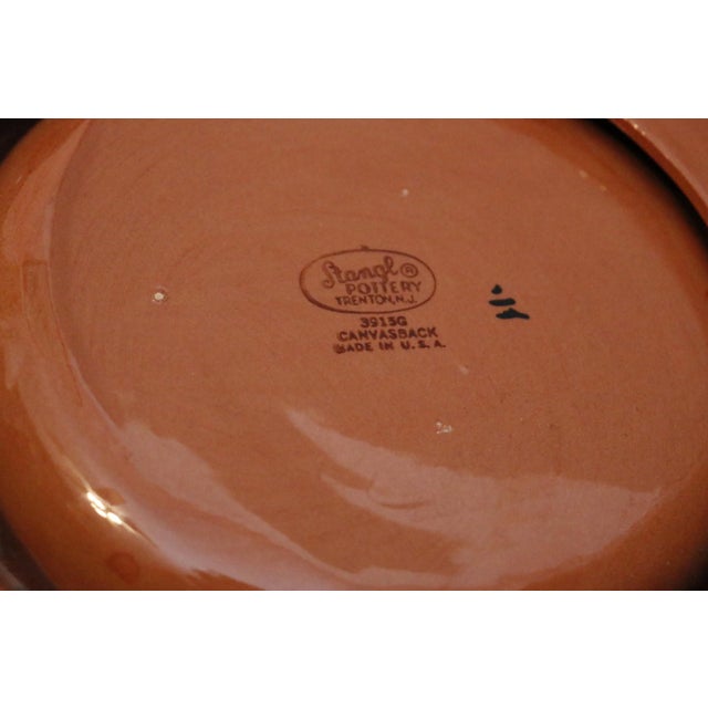 Ceramic Stangl Pottery Hand Painted Mallard Ashtray For Sale - Image 7 of 7