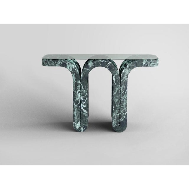 Not Yet Made - Made To Order Fold Verde Alpi Console Table by Etamorph For Sale - Image 5 of 7