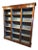Antique Mahogany Open Bookcase For Sale