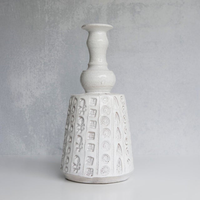 White Julien Capron Vase For Sale - Image 8 of 10