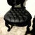 1990s Italian Baroque Chair Set – High Back Black For Sale In Miami - Image 6 of 6