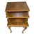Vintage Burlwood Nesting Tables-A Set For Sale