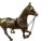 This brass horse sculpture stands with poise and quiet strength. Perfect for any equestrian enthusiast or vintage décor...