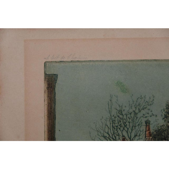 Paul Trelade (Gen Paul), The Thatched Roof, Original Signed Engraving For Sale - Image 6 of 7