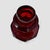 American Antique Ruby Cranberry Glass Sugar Shaker | 6" Paneled Muffineer For Sale - Image 3 of 6