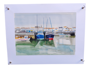 Michel Roubille, L'Ile d'Yeu, 1998, Watercolor