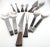Mid 20th Century Mismatched Rosewood and Stainless Steel Serving and Bar Utensils, a Set of 12 For Sale - Image 10 of 11